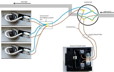 kitchen spotlight wiring diagram 